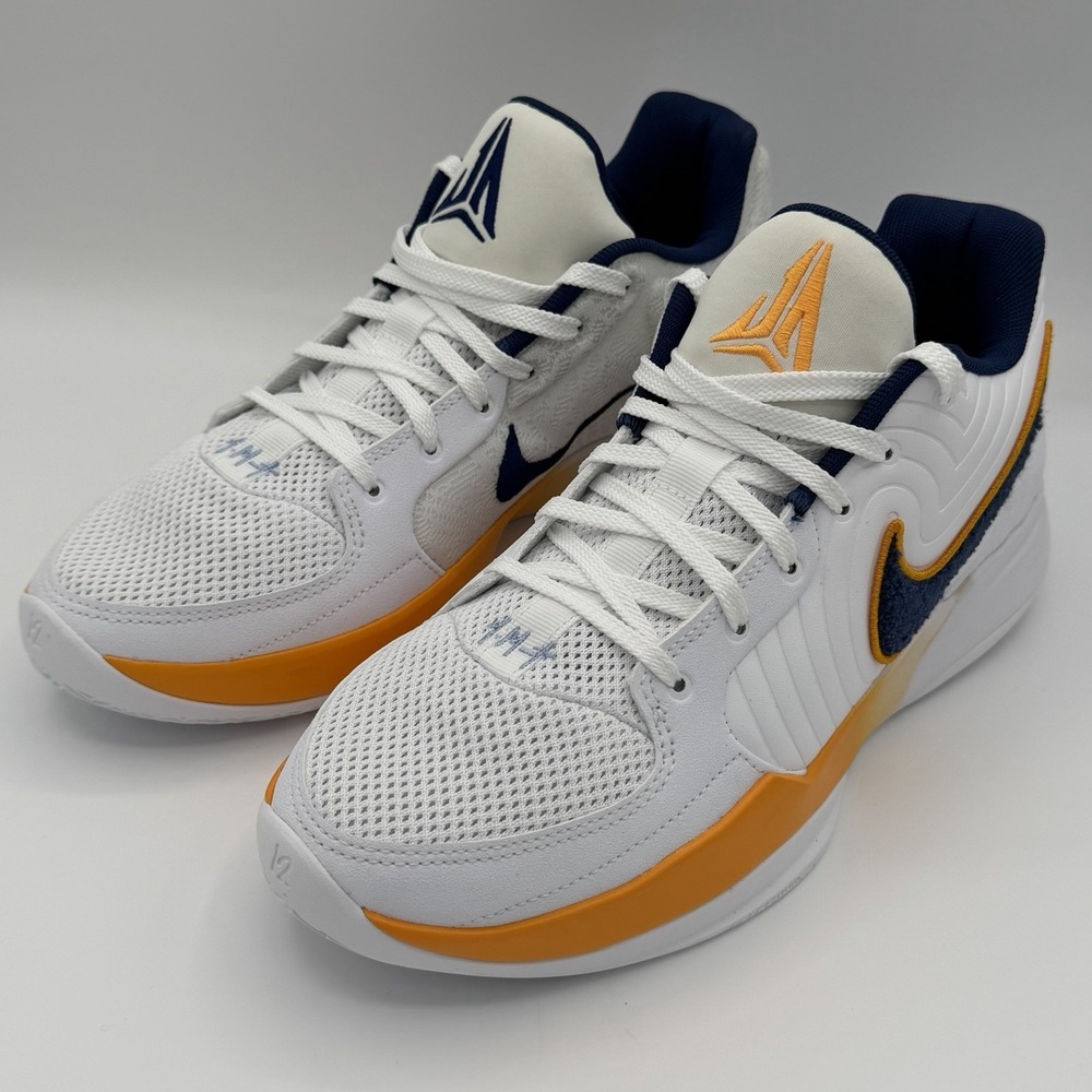 Nike Ja 2 Murray State Shoes Mens Size 10 White Blue‎ Basketball IF1606-101 New